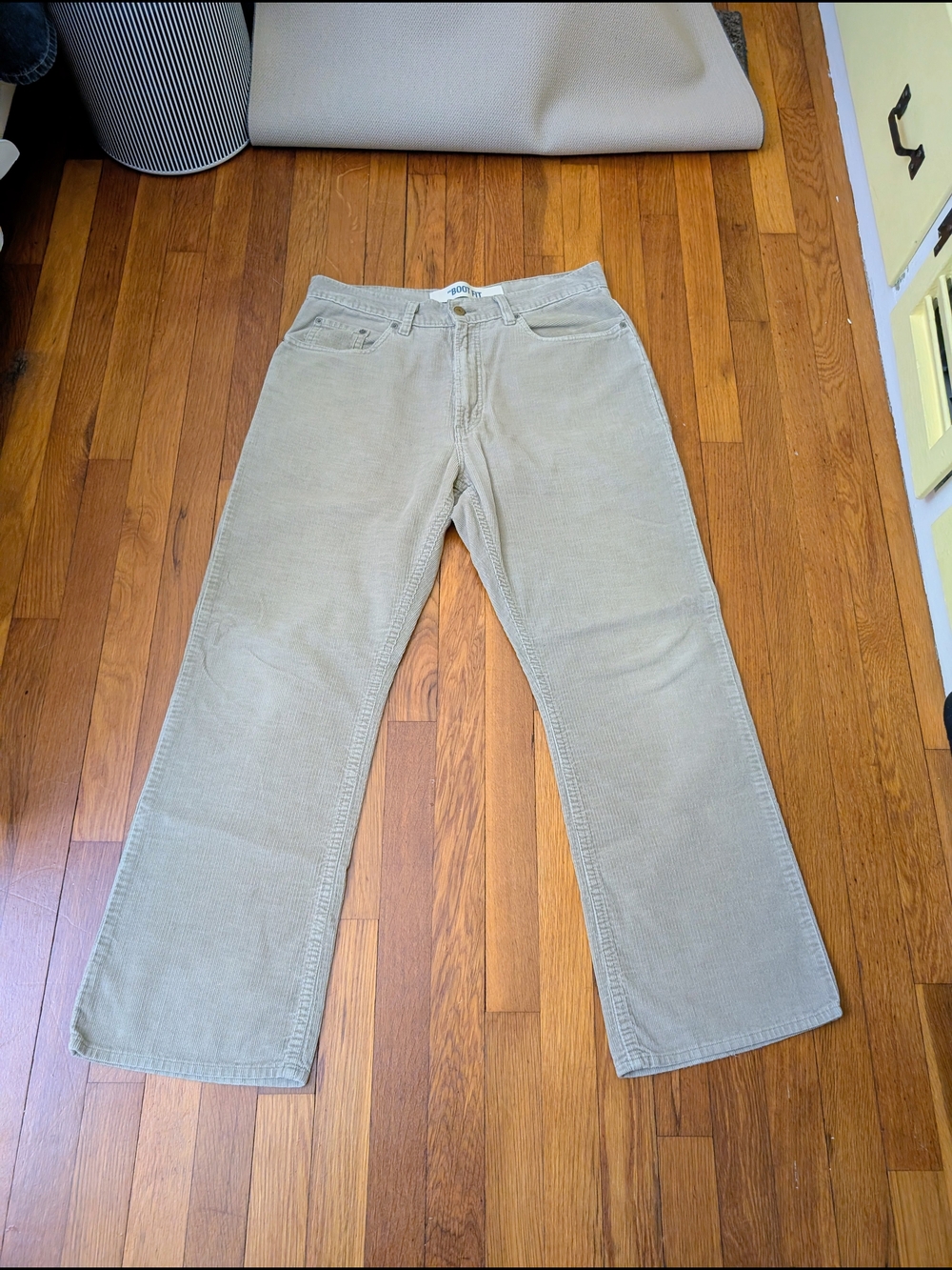 GAP Boot Fit Corduroy Pants in Tan